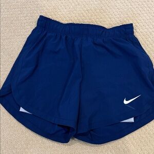 Nike Women's Deep Blue Athletic Shorts